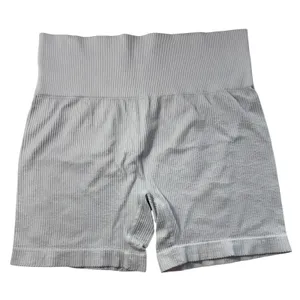 Colsie Light Blue Ribbed Seamless Lounge Shorts High Waisted Womens Large‎ thumbnail 1