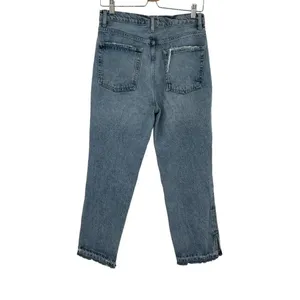 Free‎ People Lita Light Wash Distressed High-Waisted Slim Leg Jeans Size 28 thumbnail 9