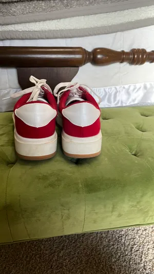 Madden Girl red platform sneakers thumbnail 6