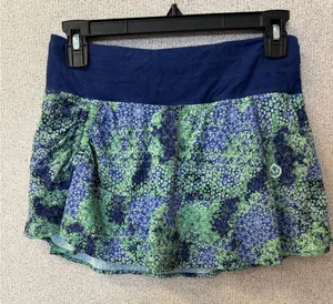 Tasc Performance women size XS golf tennis athletic‎ skort blue thumbnail 1