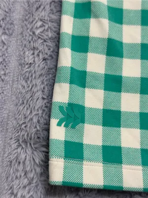 All in Motion Everyday Soft Halter Tank Top — Green Plaid — Size L thumbnail 5