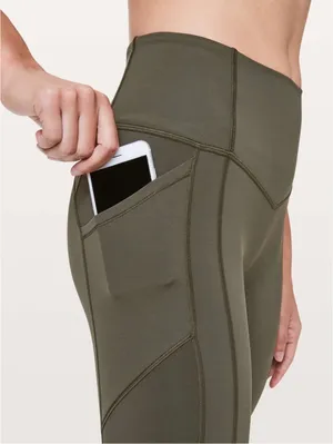 Lululemon All the Right Places Crop II Dark Olive thumbnail 2