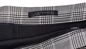 ZARA Asymmetrical Plaid Skirt thumbnail 6