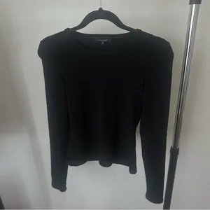 JLUXLABEL Black Essential Long Sleeve Tee thumbnail 3