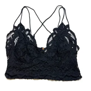 Free People Intimately FP Adella Longline Bralette in Black thumbnail 3