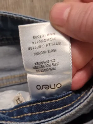 Oneso Tailored Mid Rise Bootcut Jeans Size 27 Blue thumbnail 5