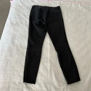 Good American Good Legs Crop Animal Print Jean Size 28/6 Black STRETCH! thumbnail 5