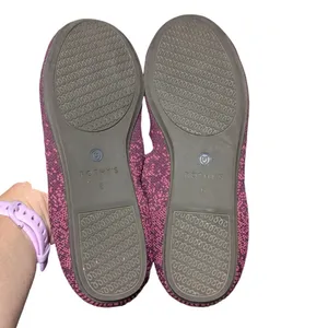 Rothys The Flat Fig Python Round Toe Slip On Shoes Balletcore Womens 6 Purple thumbnail 5