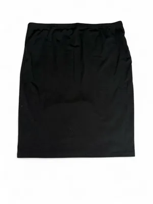 SheIn Maternity Black Cropped Sheer-Sleeve Mock Neck Top & Pencil Skirt 2 Piece Set thumbnail 7