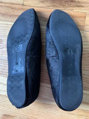 Birdies Women’s Black Haircalf Slip-On Flats Loafers Size 10 thumbnail 12