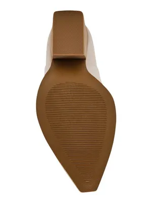 NWT DV Dolce Vita Leather Pull-On Pointed Toe Western Booties Ivory Off White 8M thumbnail 5