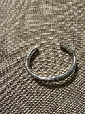 Kendra Scott Hammered Silver Double Band Cuff Bracelet thumbnail 3