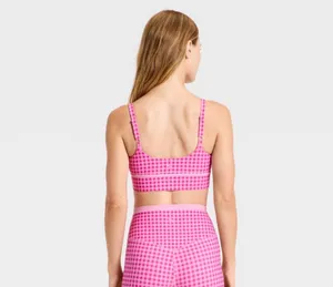 Joy Lab Gingham Sports Bra thumbnail 2
