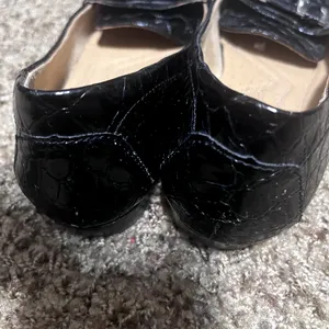 Naturalizer‎ Loafers Black Croc Flats womens 7.5 Slip On shoes Northall thumbnail 3