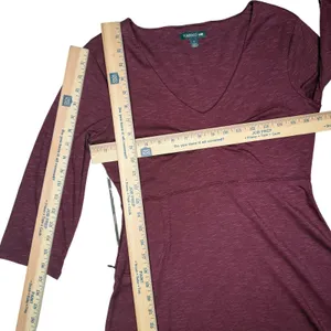 Toad & Co‎ Small Dress Tencel Organic Cotton 3/4 Sleeve Athletic Stretch Pockets thumbnail 9