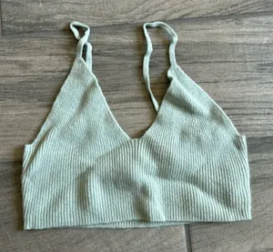 Reformation ribbed bralette thumbnail 1