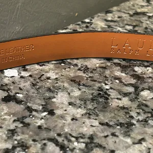 Ralph Lauren Brown Belt with Gold Buckle thumbnail 3