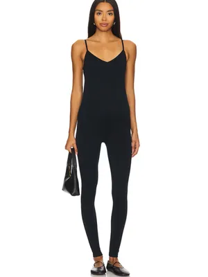 Hatch The Body Rib Unitard in Black thumbnail 2