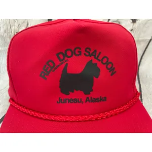 Vintage Red Dog Saloon Snapback Trucker Hat thumbnail 4