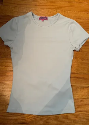 Edikted Light Blue Short Sleeve Top thumbnail 1