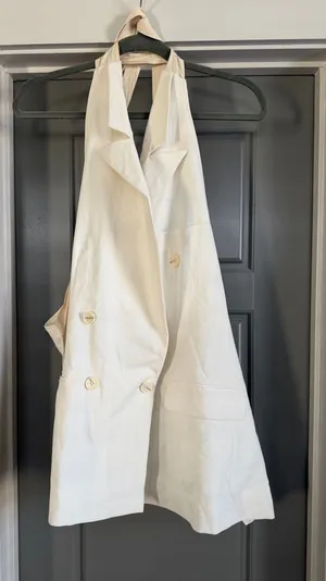 Plan C Blazer Top White Size L thumbnail 1