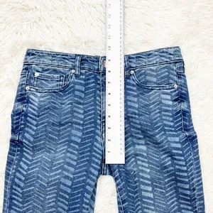 AX Armani Exchange J61 Super Skinny Capri Chevron Jeans Size‎ 26 NEW thumbnail 5