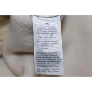 Womens Madewell Polartec Fleece Popover Jacket Antique Cream Sherpa K1507 Sz XS thumbnail 5