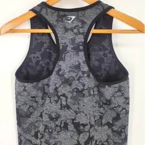 Gymshark Camo Racerback Tank Black/Grey Women’s Size Large thumbnail 9