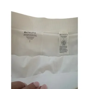 Athleta Match Point Pleated Skort White Lightweight‎ Stretch Size L NWT thumbnail 4