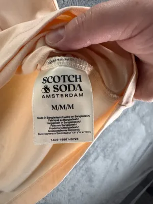 NWT Scotch & Soda Amsterdam Graphic Tee Vacay Everyday Bisque Size M thumbnail 6