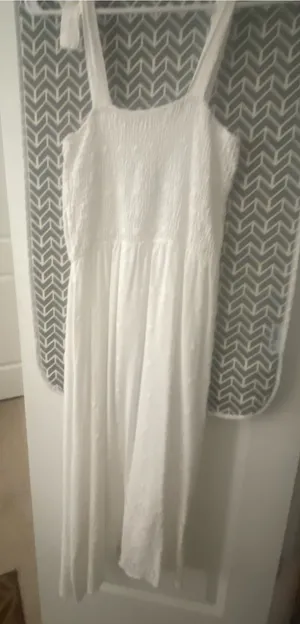White Maxi Summer Dress Size S 6, Excel. Cond. thumbnail 1