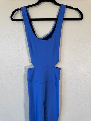 Free People Movement Blue Jumpsuit Womens XS Athletic Gym Workout One Piece thumbnail 11