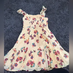 Urban Outfitters‎ Yellow Floral Ruffle Sleeve Dress thumbnail 3