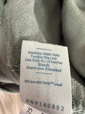 Marine Layer Soft Green Linen Tencel Drawstring Pants Size Medium thumbnail 8
