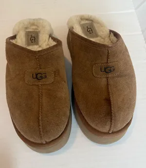 UGG DISCOQUETTE SLIDE SLIPPER CHESTNUT SIZE 6 thumbnail 1