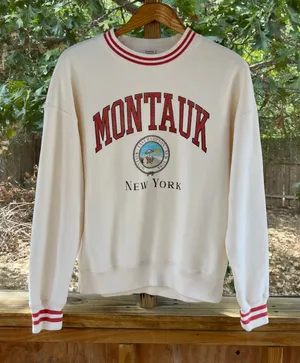 Abercrombie & Fitch Women's Oversized Montauk Sweatshirt Size S thumbnail 1
