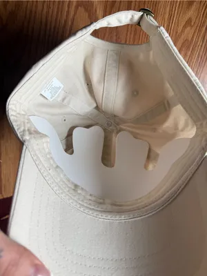 Bonjour Beige Cap - Embroidered Baguette Design thumbnail 4