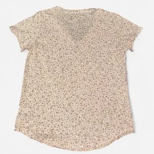 Old Navy Tan Animal Print Short Sleeve T-Shirt, size LARGE TALL thumbnail 4