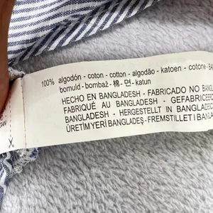 Zara Basic Striped Button Down Tunic Dress XS Blue‎ White Cotton Sleeveless Boho Blue thumbnail 5