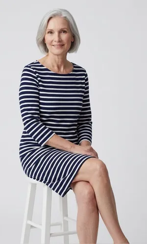GAP Nautical Stripe Dress Size Small thumbnail 1