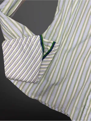 Vintage Ezra Fitch by Abercrombie & Fitch Y2K Button-Up 💚🩵 thumbnail 15