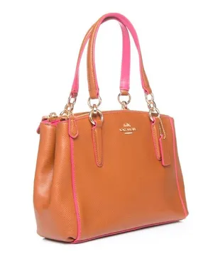 Coach Pebble Leather Kelsey Satchel Purse; excellent condition thumbnail 2