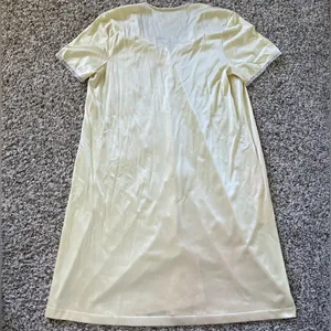 Vintage Yellow Floral Embroidery Housedress thumbnail 6