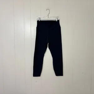 Quince Ultra Form High Rise Capri Leggings Navy Blue L Athleisure Workout Yoga thumbnail 2