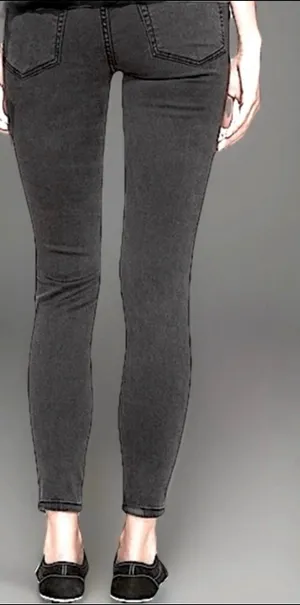 Free People High Rise Busted Skinny Stretch Carbon Jeans, 27 inseam/32 waist thumbnail 9