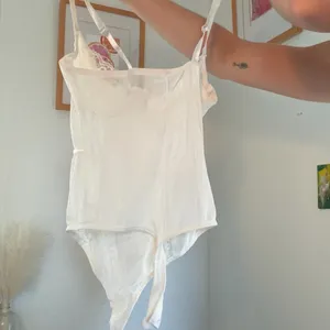 White, sexy lingerie bodysuit thumbnail 3