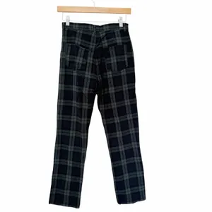 John Galt Green Blue Plaid Straight Leg Pants Sz XS/S thumbnail 5