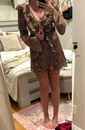 Strawberry Milk Mob coverup Brown Size M thumbnail 1