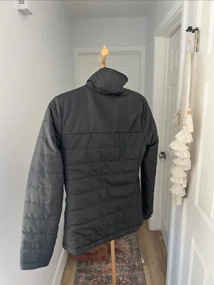 The North Face Mossbud Insulated Reversible Full Zip Puffer Fleece Jacket Black thumbnail 6
