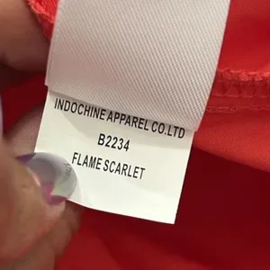 Band Of The Free Scarlet Red Bow Mini Dress Tie Front Boho Coquette Medium thumbnail 10